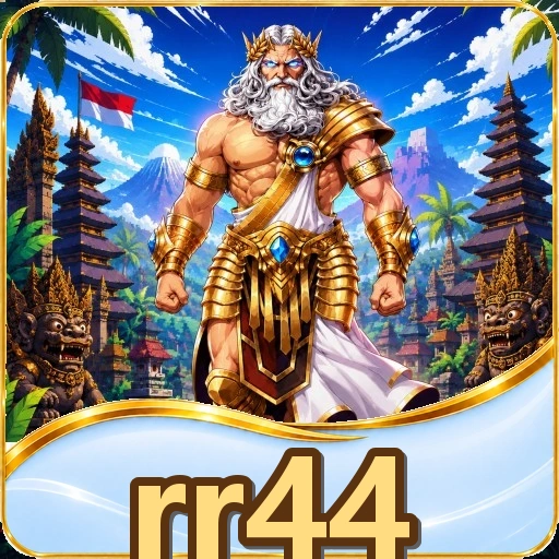 Beranda aplikasi rr44 di Android dengan menu unduhan yang jelas.